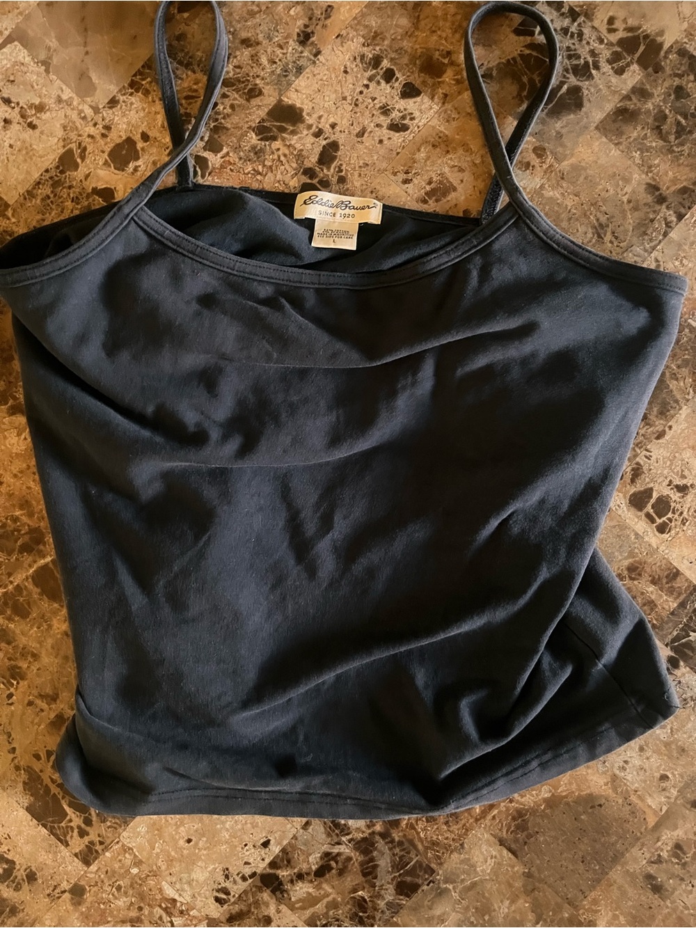Eddie Bauer Black Spaghetti-Strap Camisole